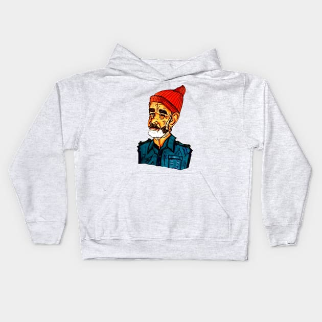 Steve Zissou Kids Hoodie by MattisMatt83